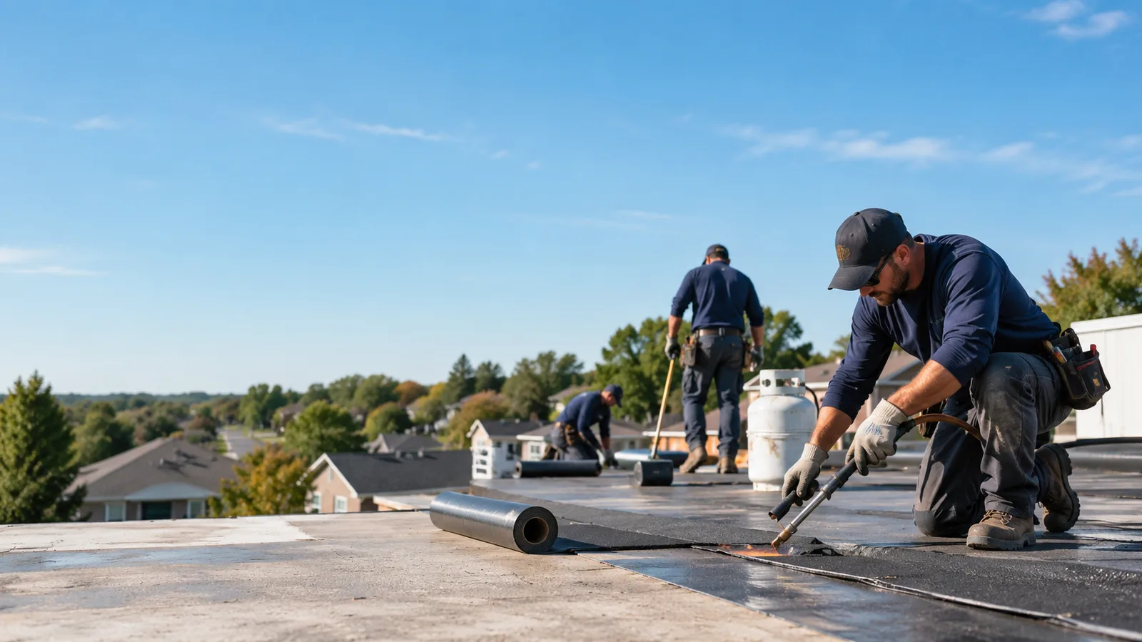 Flat Roof Leak Repair providers in Savoy, IL